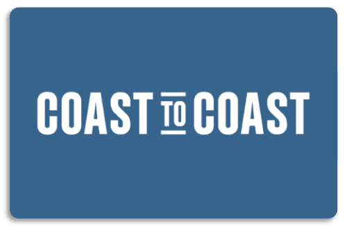Coast To Coast Gift Card