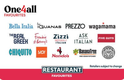 Restaurant Favourites Gift Card